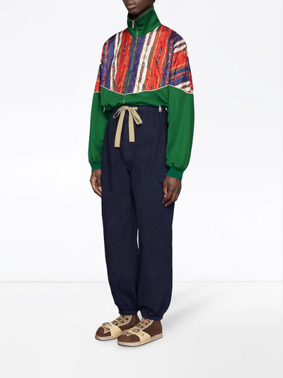 GUCCI Oversize bi-material jacket outlook