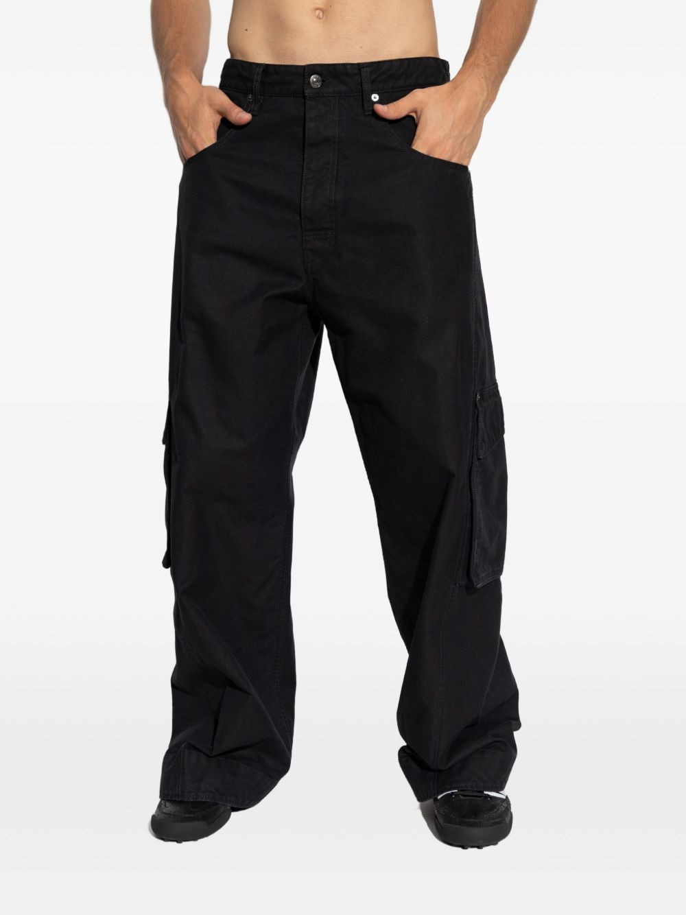 cotton cargo pants - 3