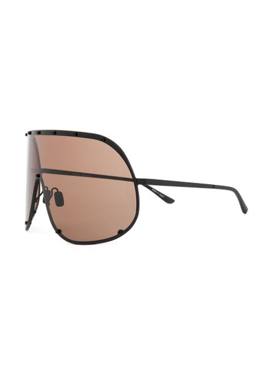 Rick Owens Ros Mask sunglasses outlook