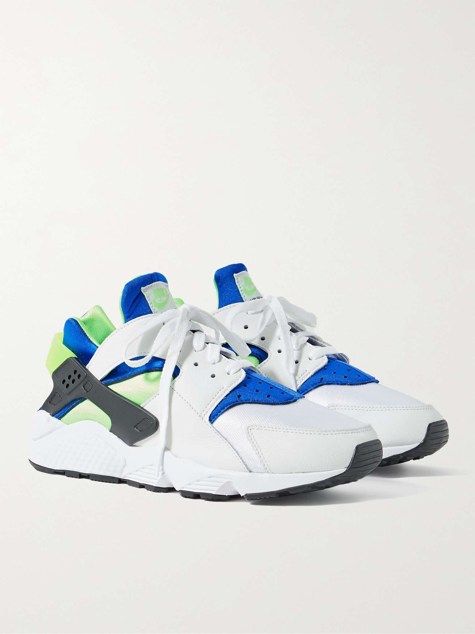 Air Huarache Leather and Rubber-Trimmed Neoprene Sneakers - 4