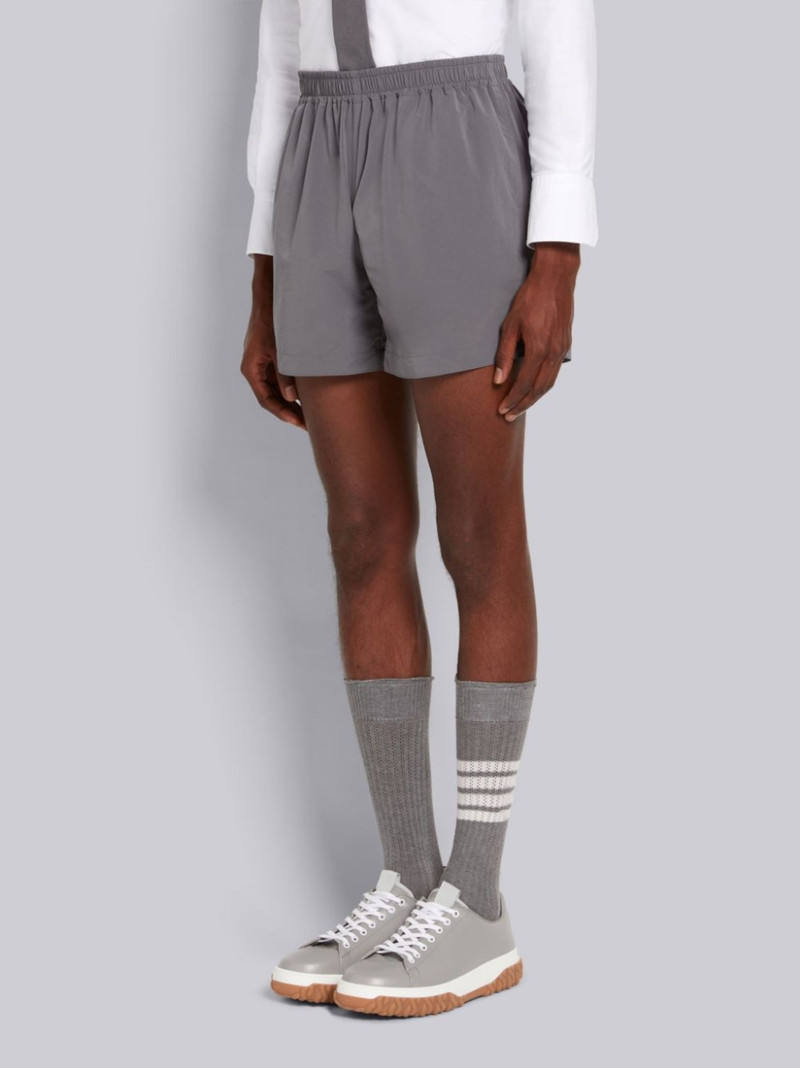 Thom Browne elasticated waistband track shorts outlook