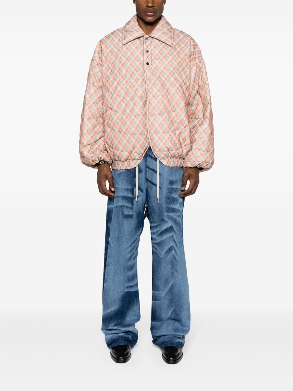 Del Corss acid-wash straight-leg jeans - 2