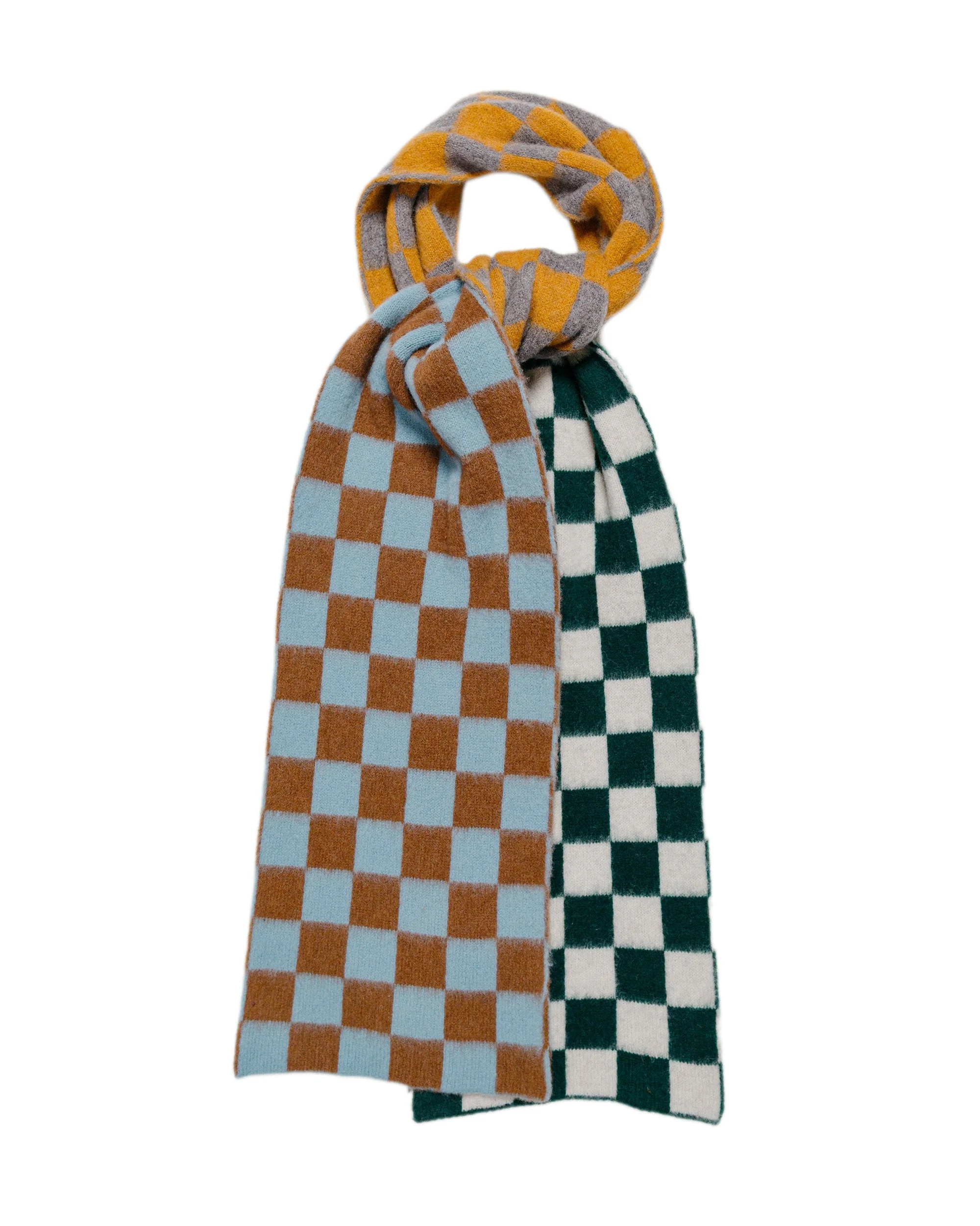 Cosmic Checkerboard Scarf Dreamy - 1