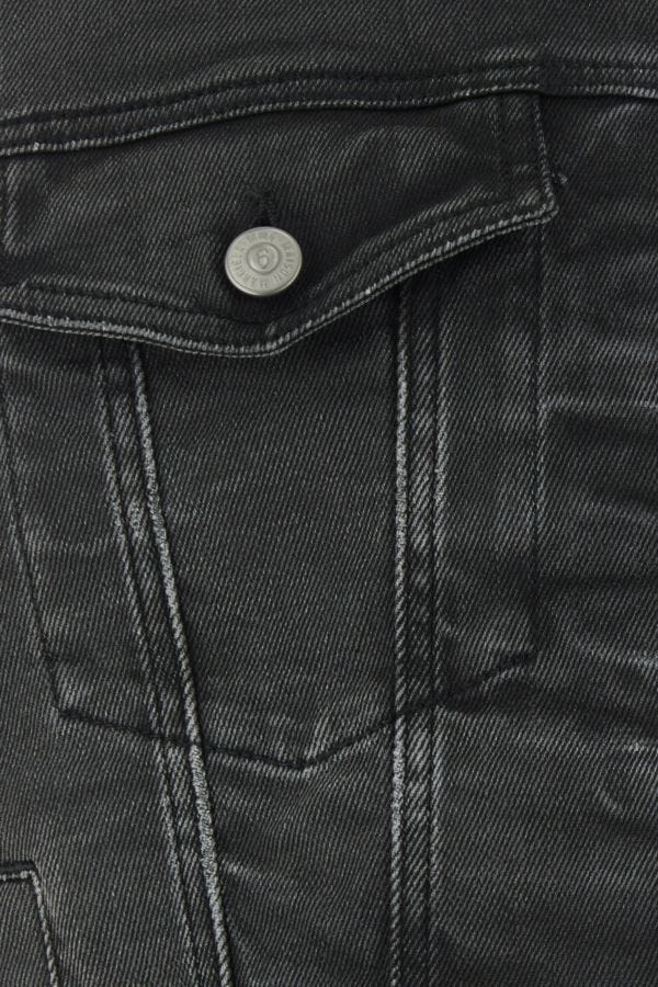 MM6 Maison Margiela Black stretch denim jacket