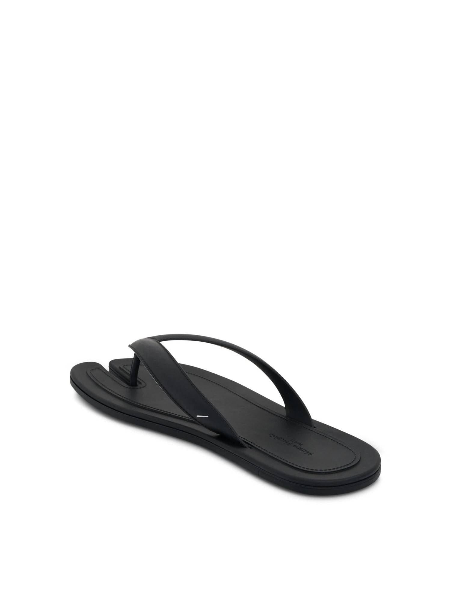 Tabi Slip On Slides in Black Raven - 4