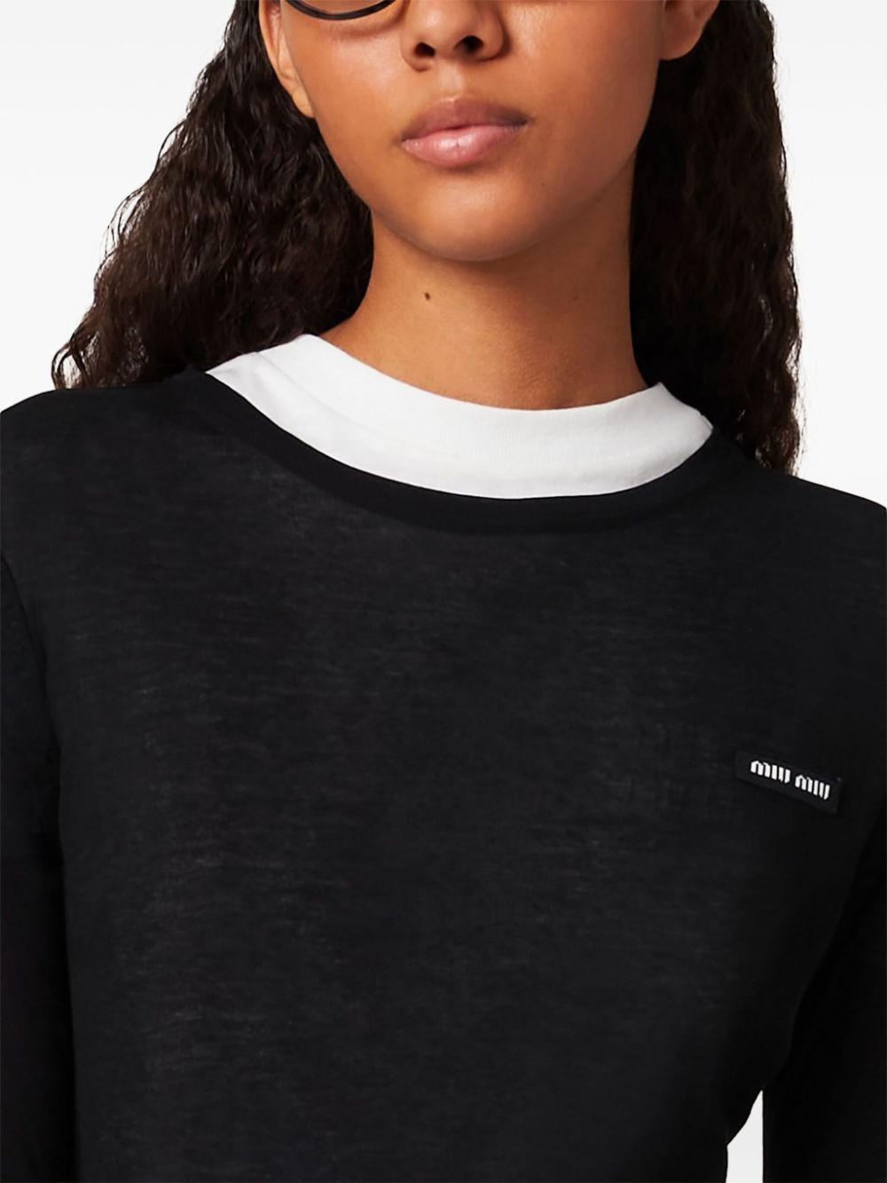 Ribbed knit jersey dress - 4