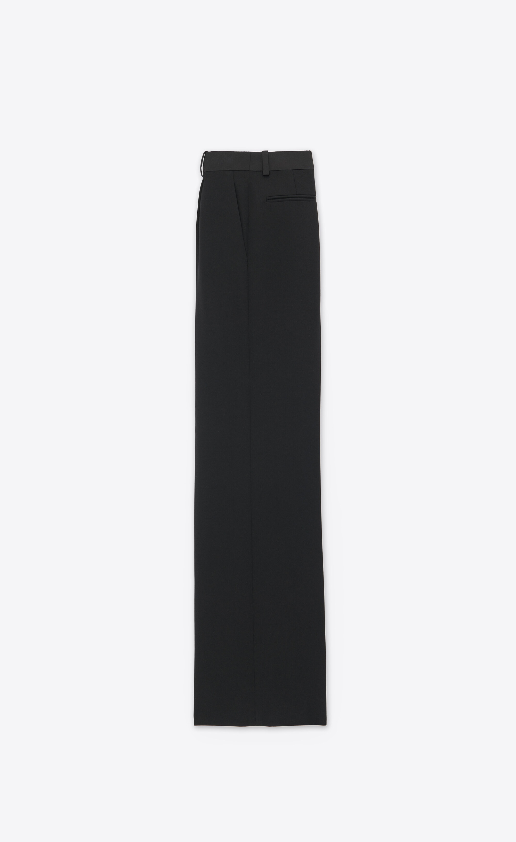 tuxedo pants in grain de poudre - 2
