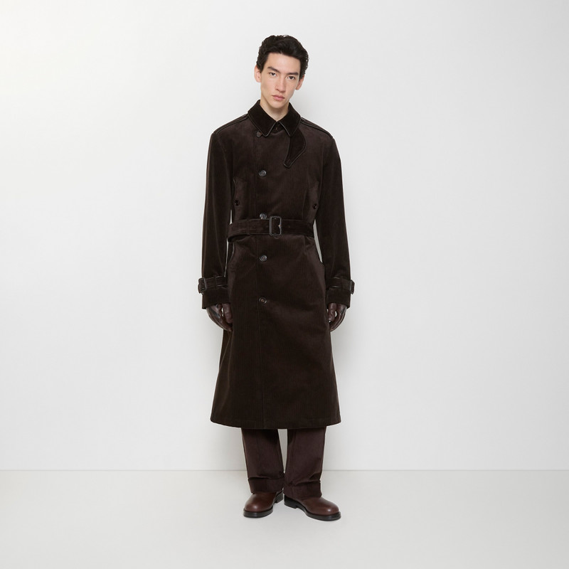 Long Corduroy Trench Coat 3