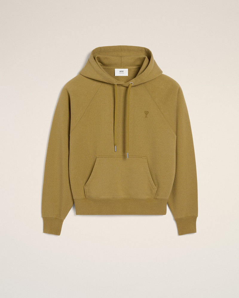 MUSTARD COTTON TONAL AMI DE COEUR HOODIE 1