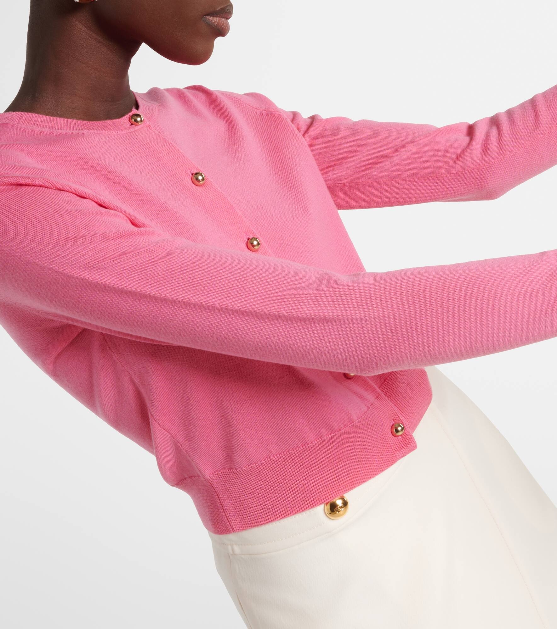 Virgin wool cardigan - 6