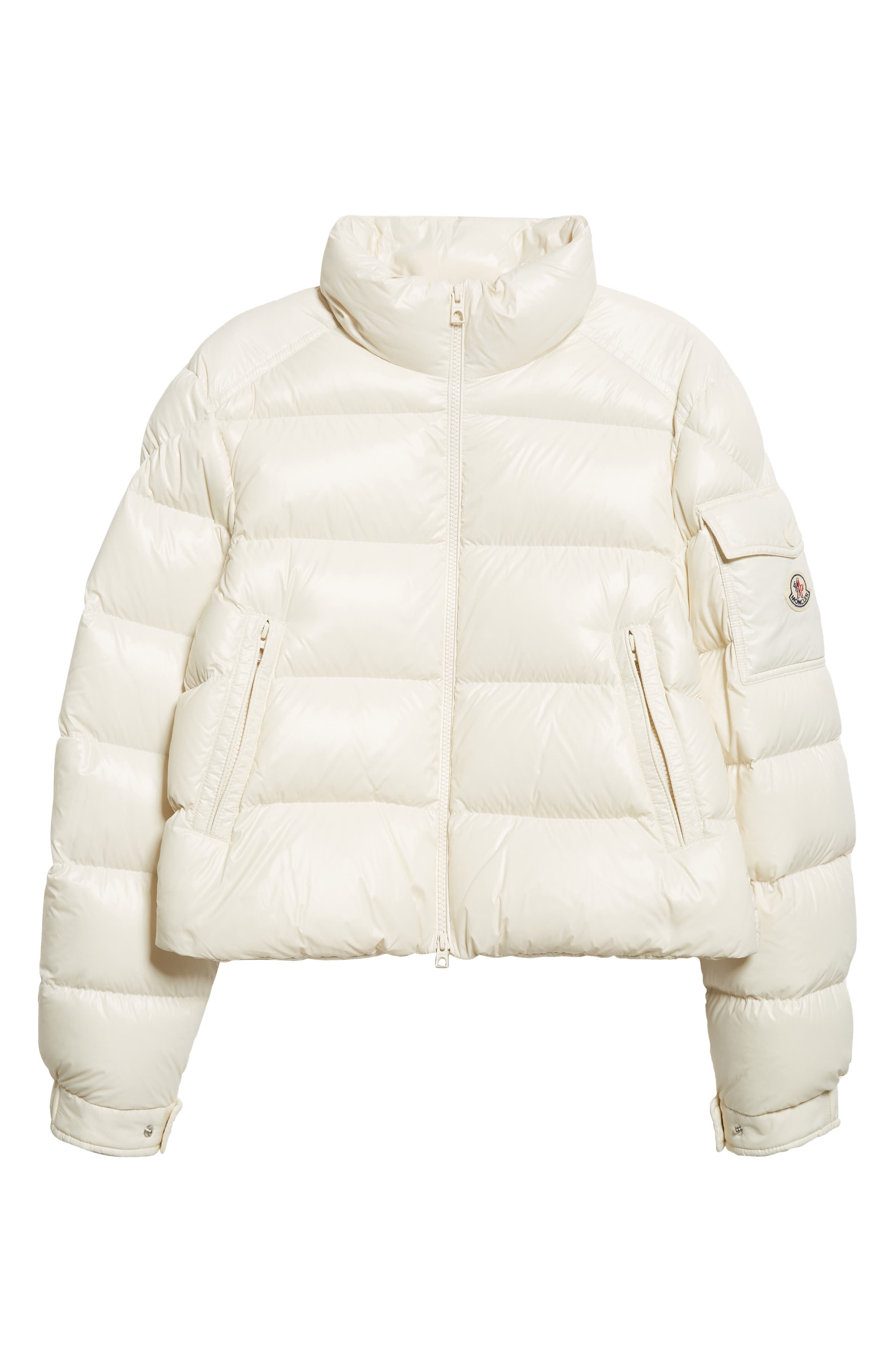 Moncler Petra Down Puffer Jacket in Meringue at Nordstrom - 6