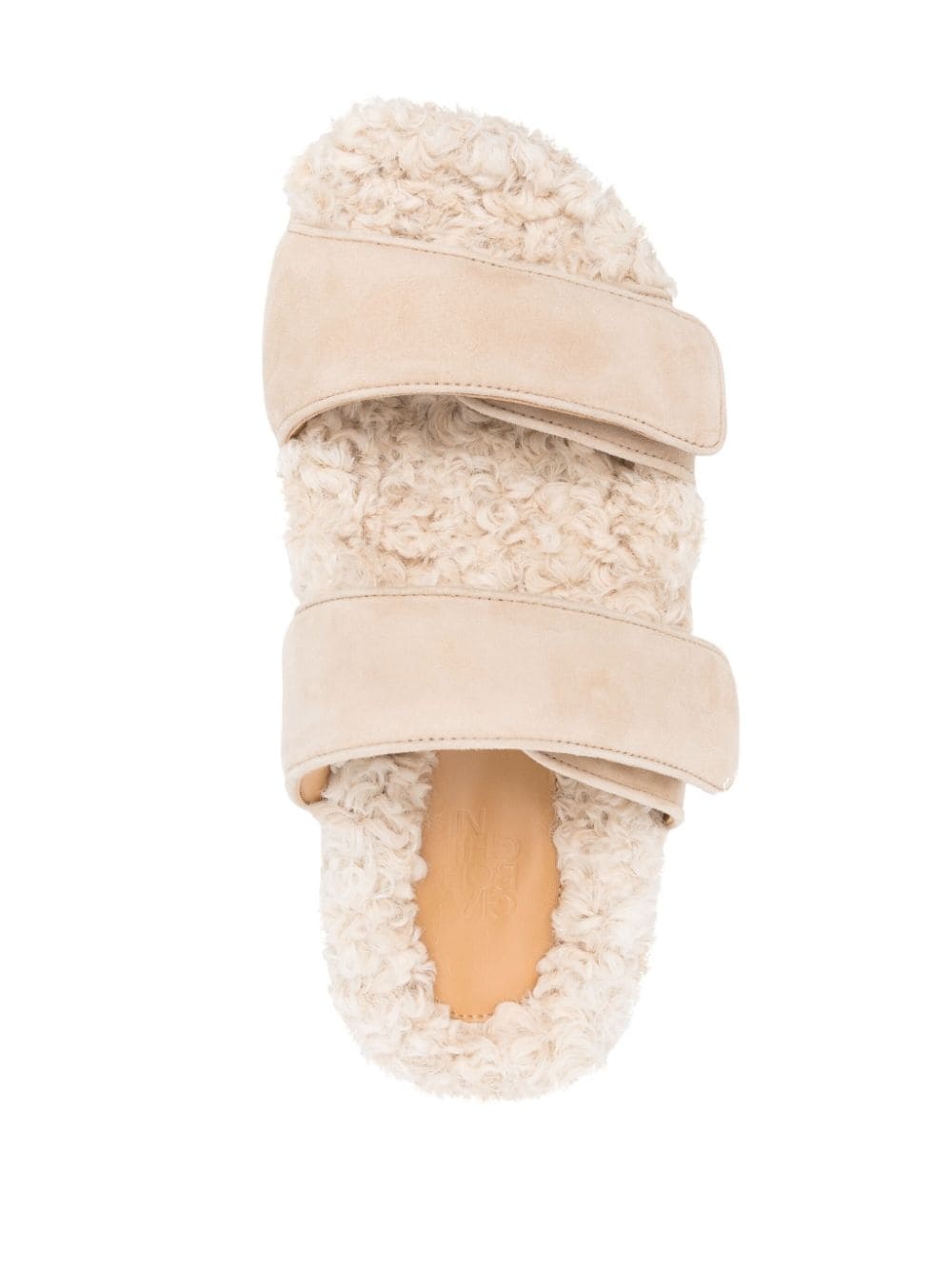 Alvine shearling-lining slides - 4