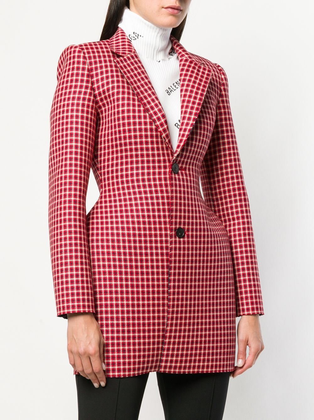 3D houndstooth jacket - 3