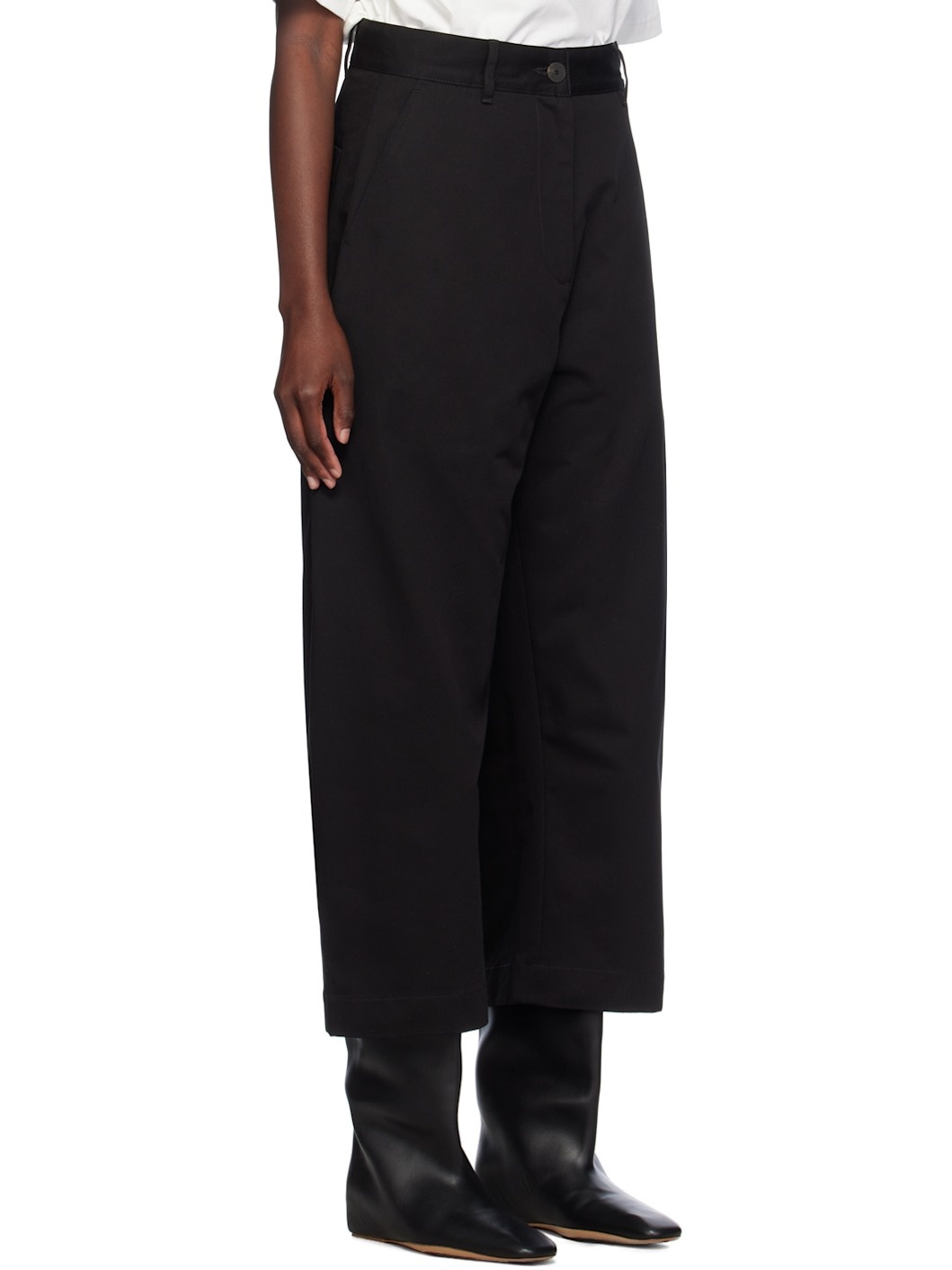 Black Chalco Trousers - 2