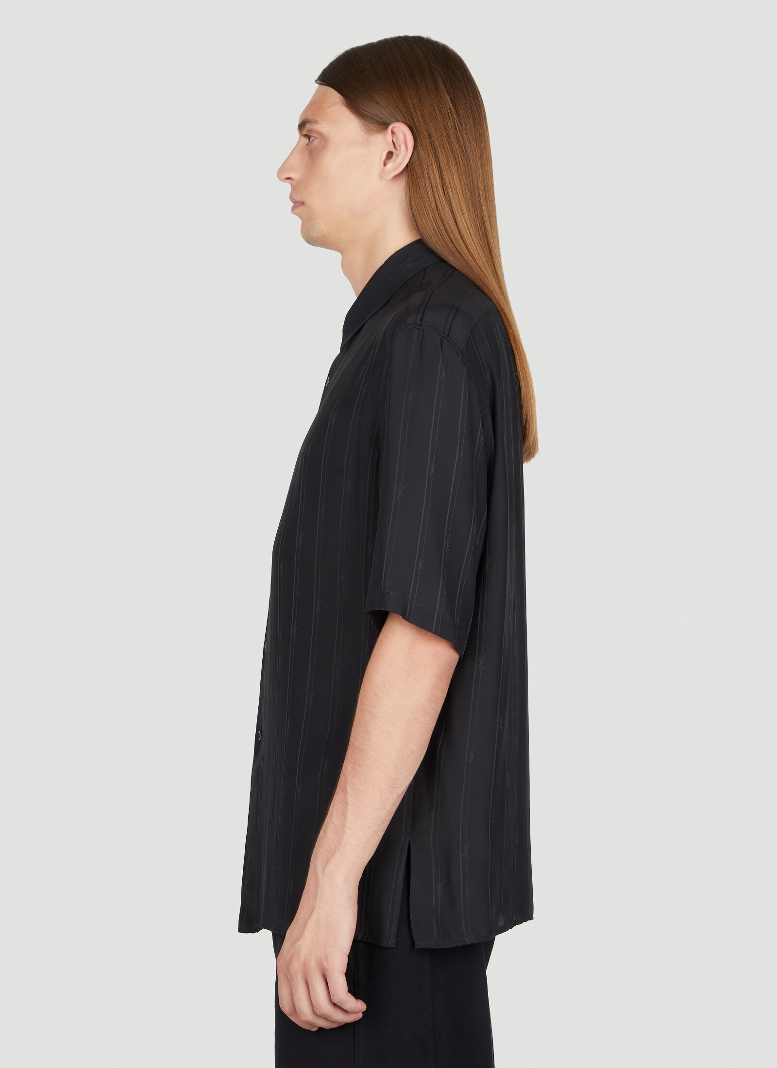 Cassandre Stripe Silk Shirt - 3