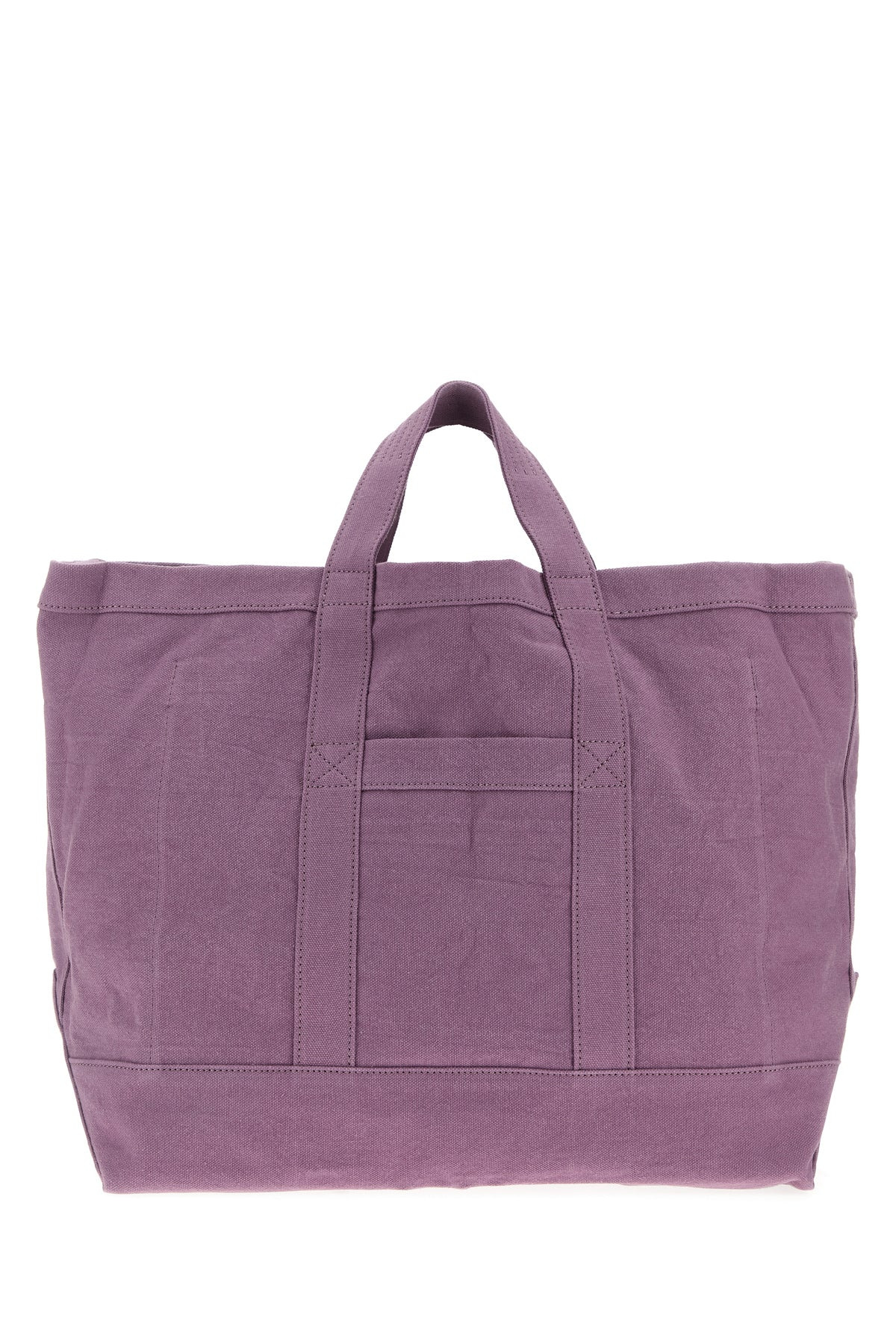 Lilac canvas shopping bag - 3
