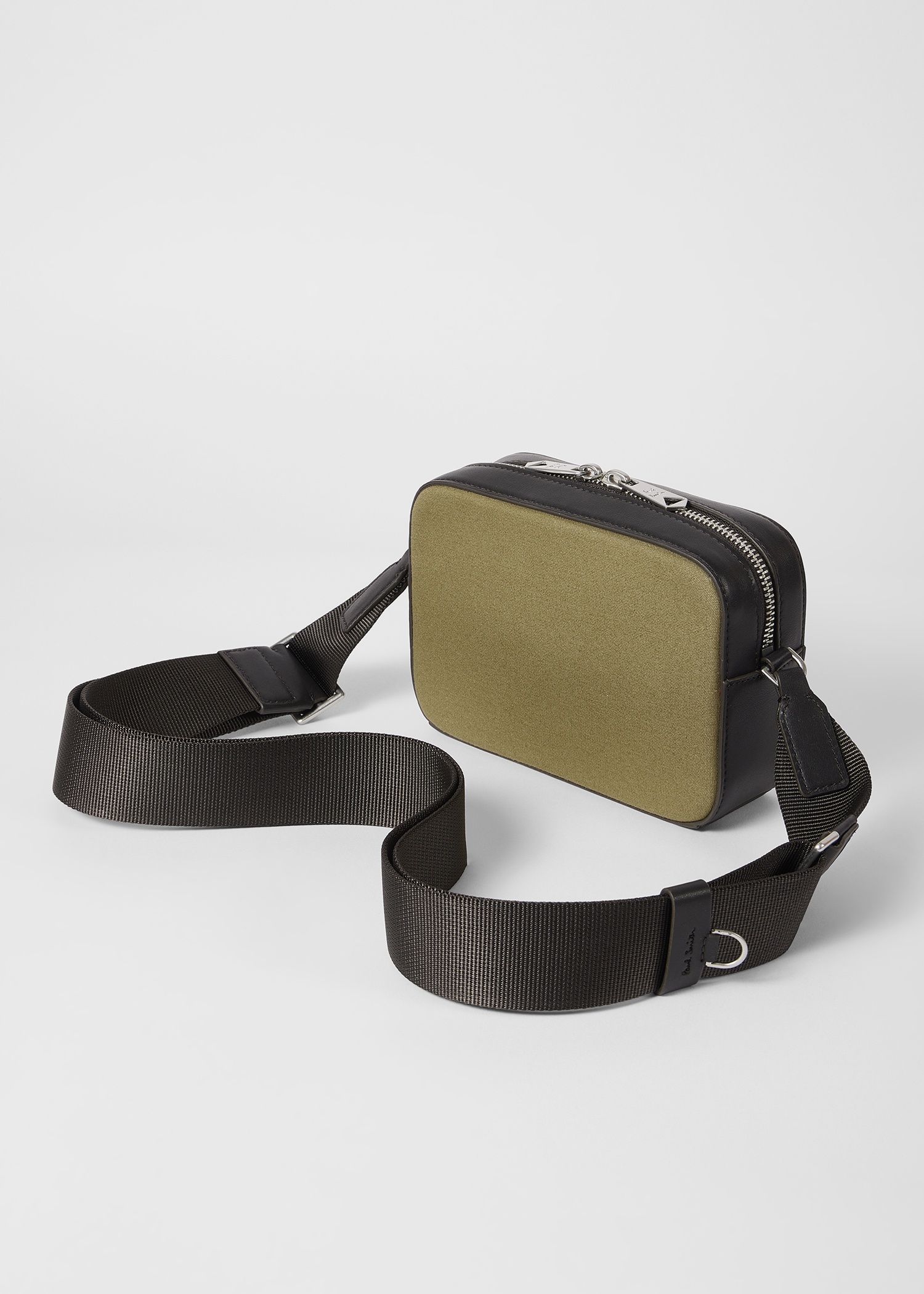 Khaki 'Floral Street' Small Cotton Canvas Flight Bag - 2