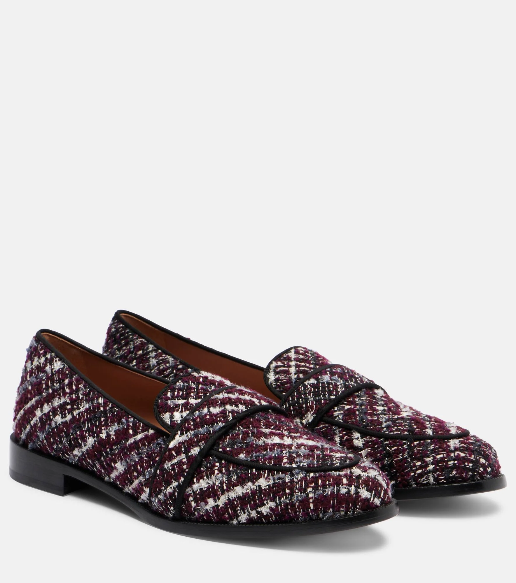 Martin tweed loafers - 1