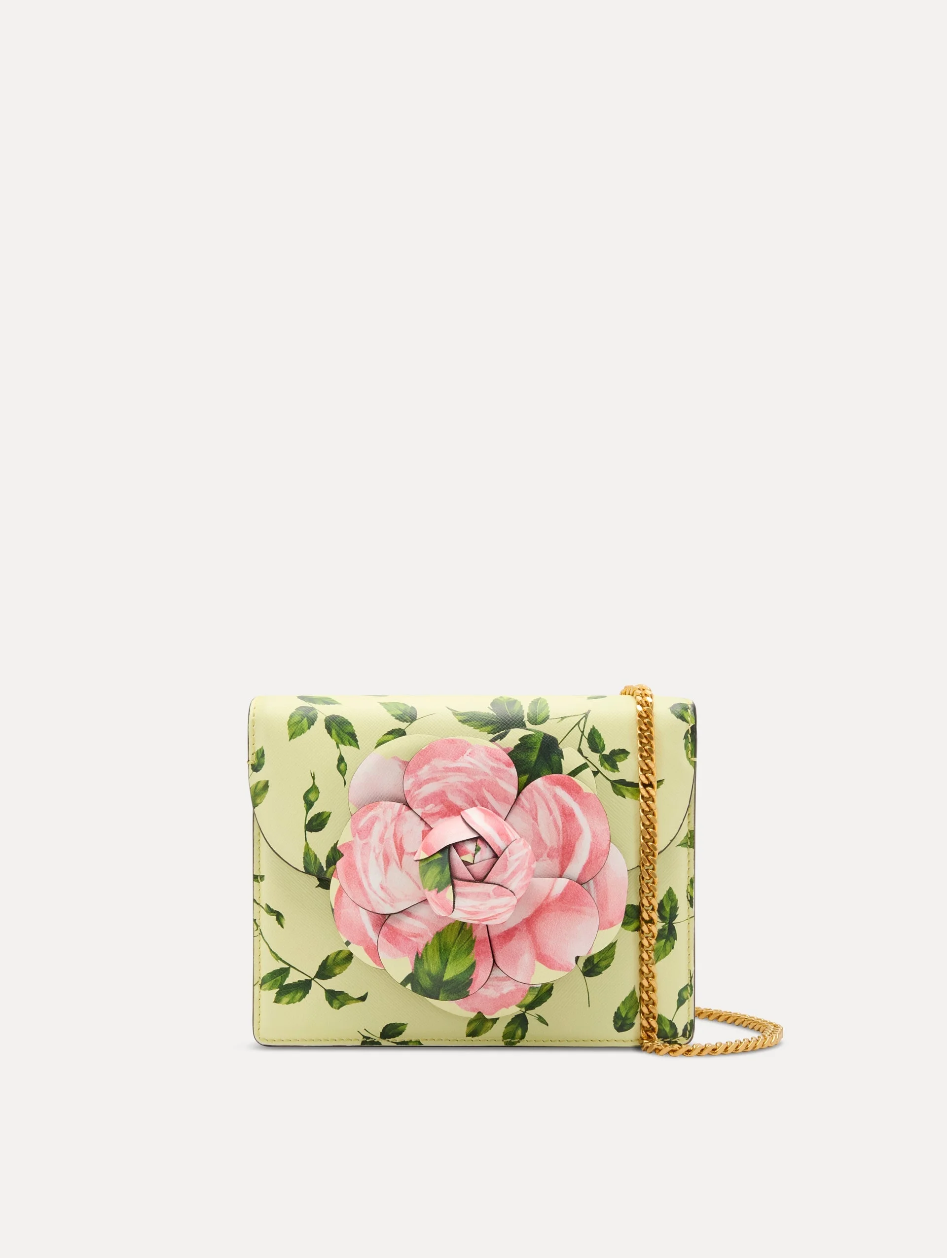 ENGLISH ROSE PRINTED MINI TRO BAG - 1