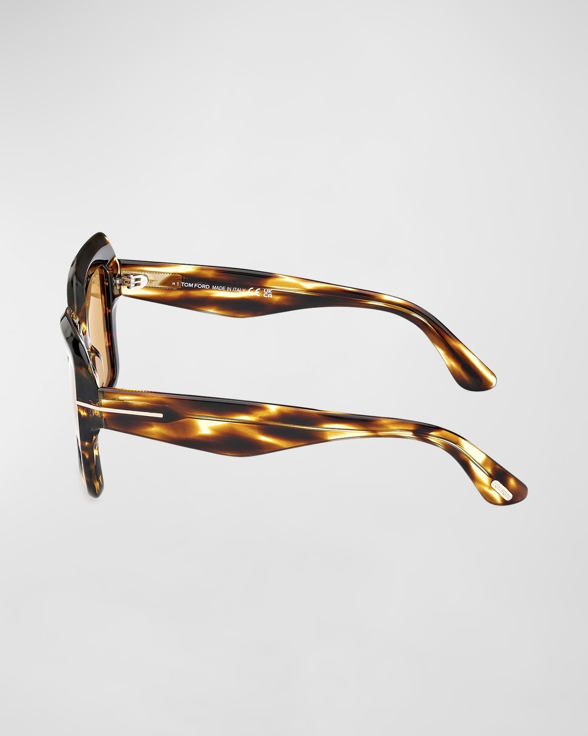 Esme Patterned Acetate Square Sunglasses - 3