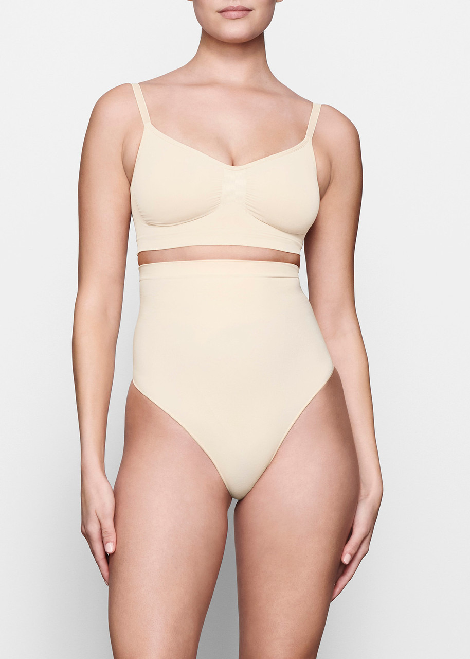 Skims Seamless Sculpt High-waisted Thong - 2