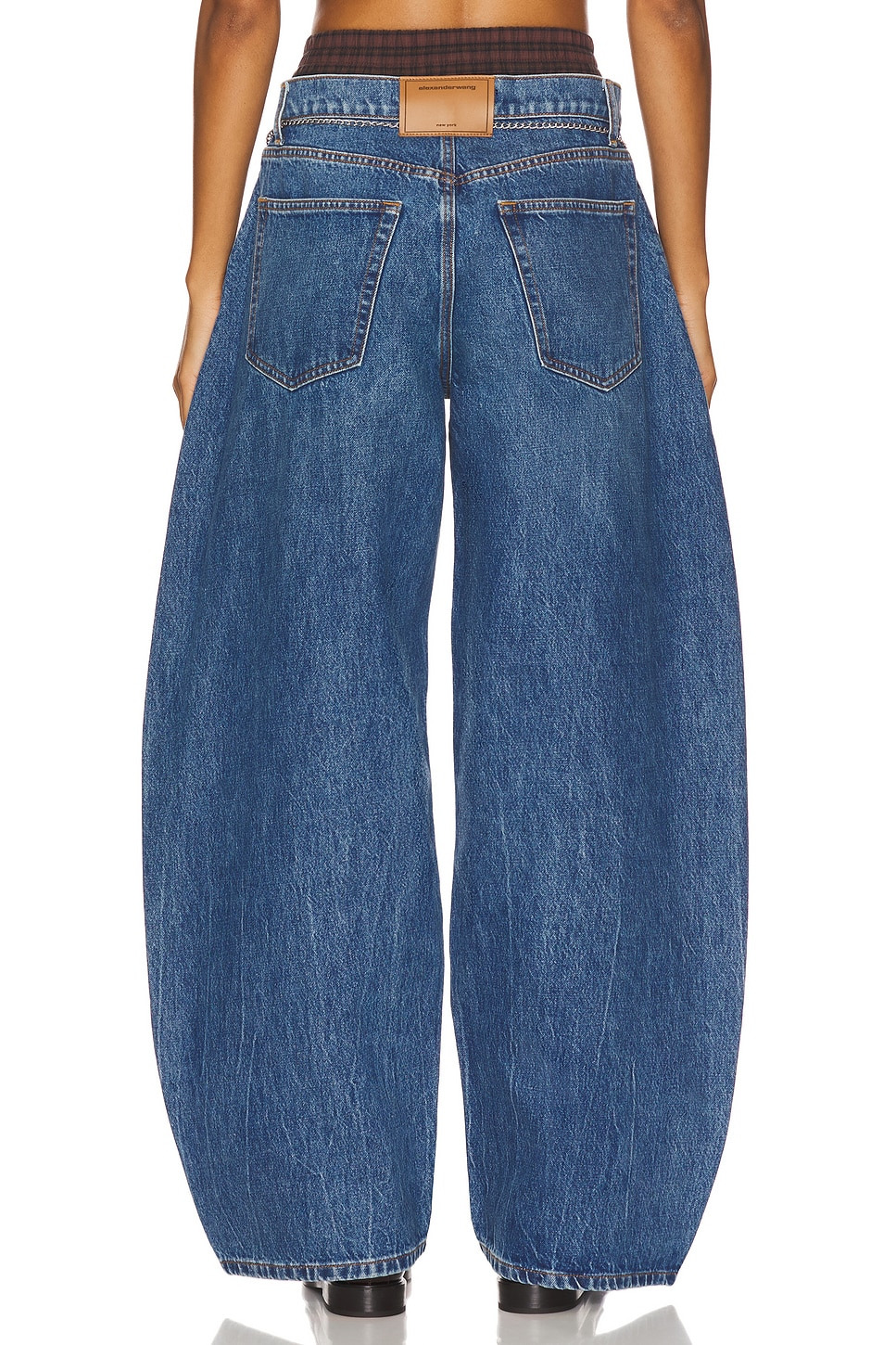 Prestyled Oversized Pleated Jea - 4