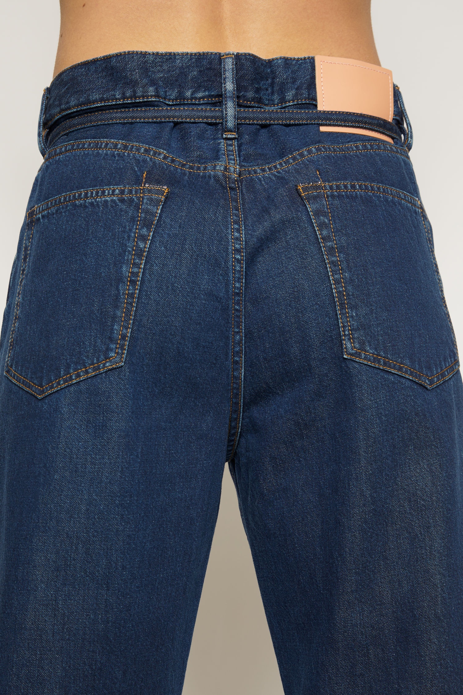 Loose fit jeans dark blue - 8