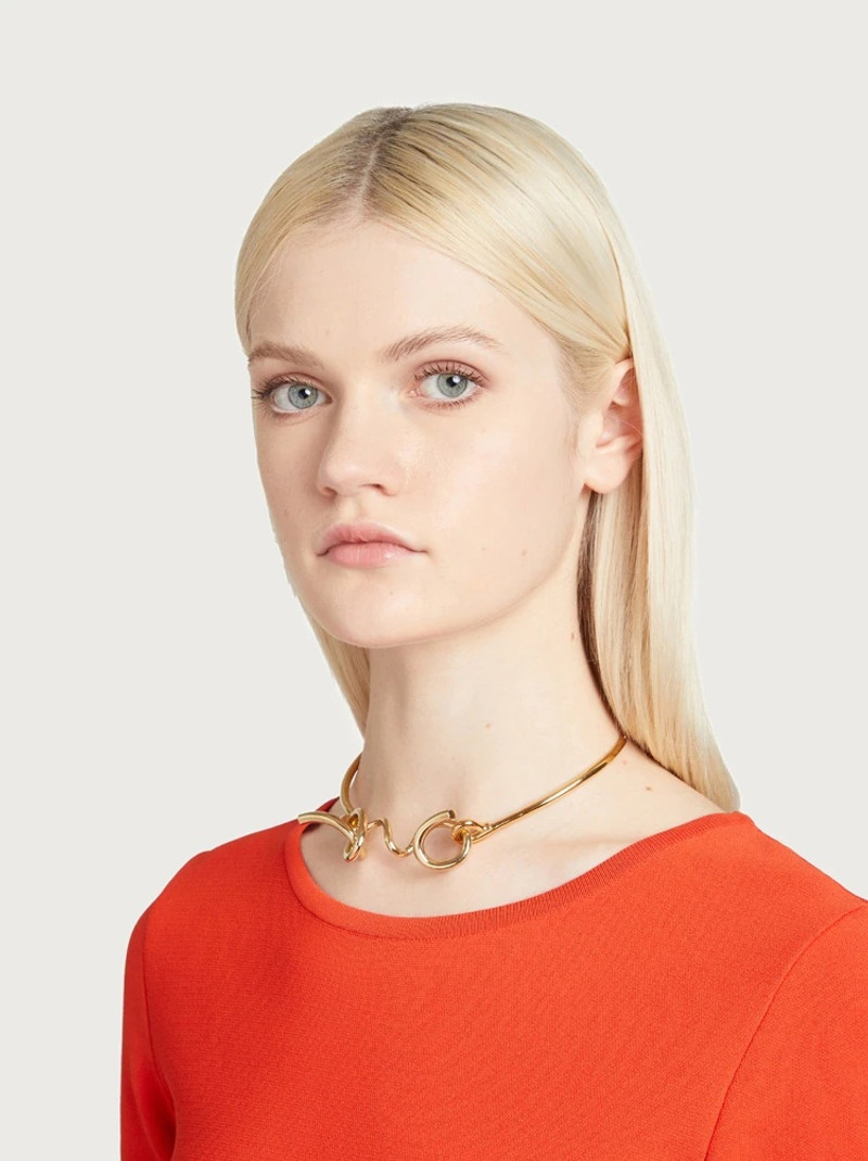 FERRAGAMO SCULPTURE NECKLACE outlook