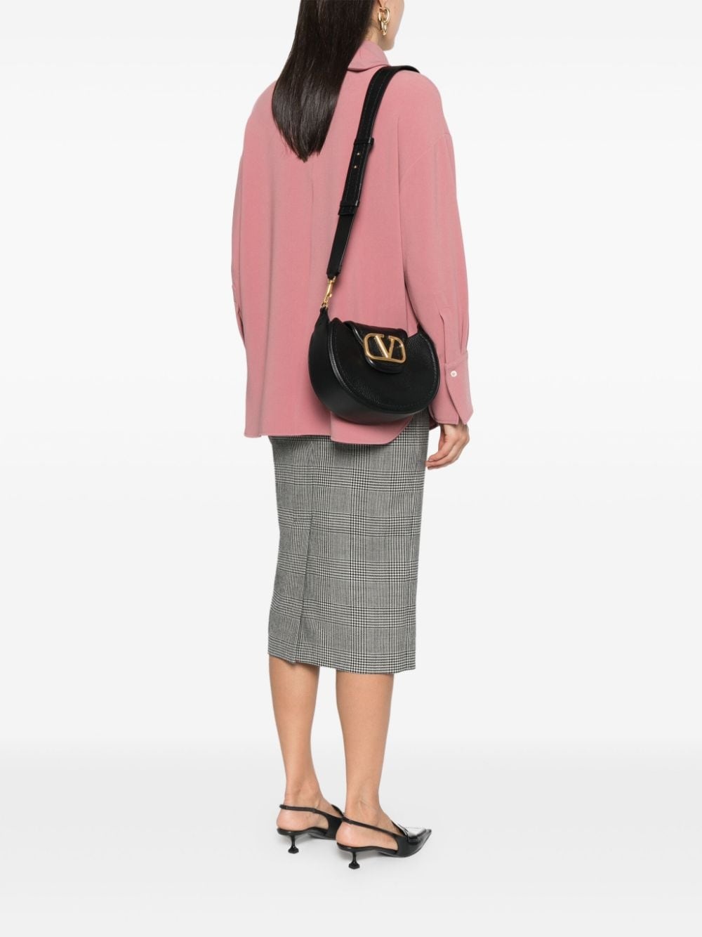 VLogo Signature-plaque shoulder bag - 2