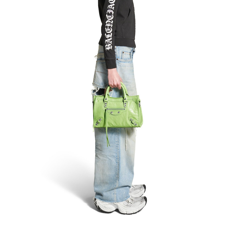 BALENCIAGA Women's Le City Small Bag in Green outlook