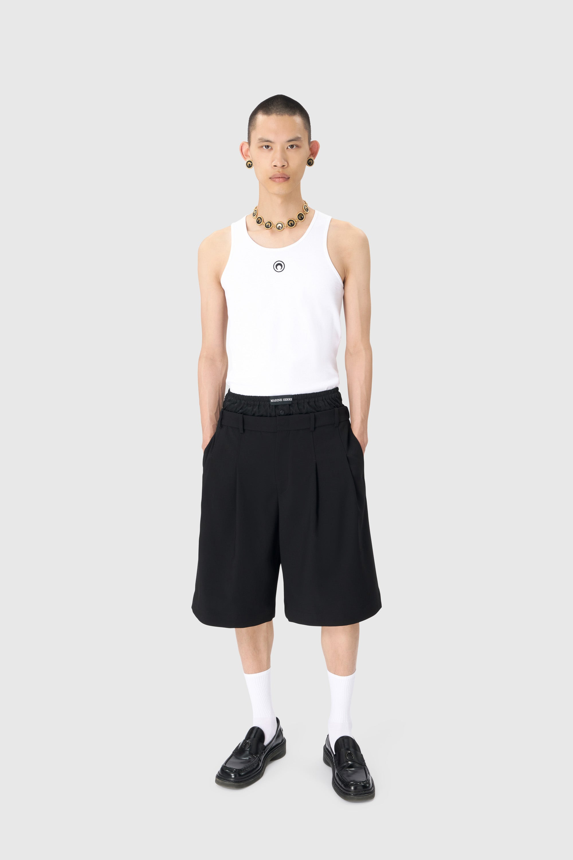 Virgin Wool Twill Shorts - 2