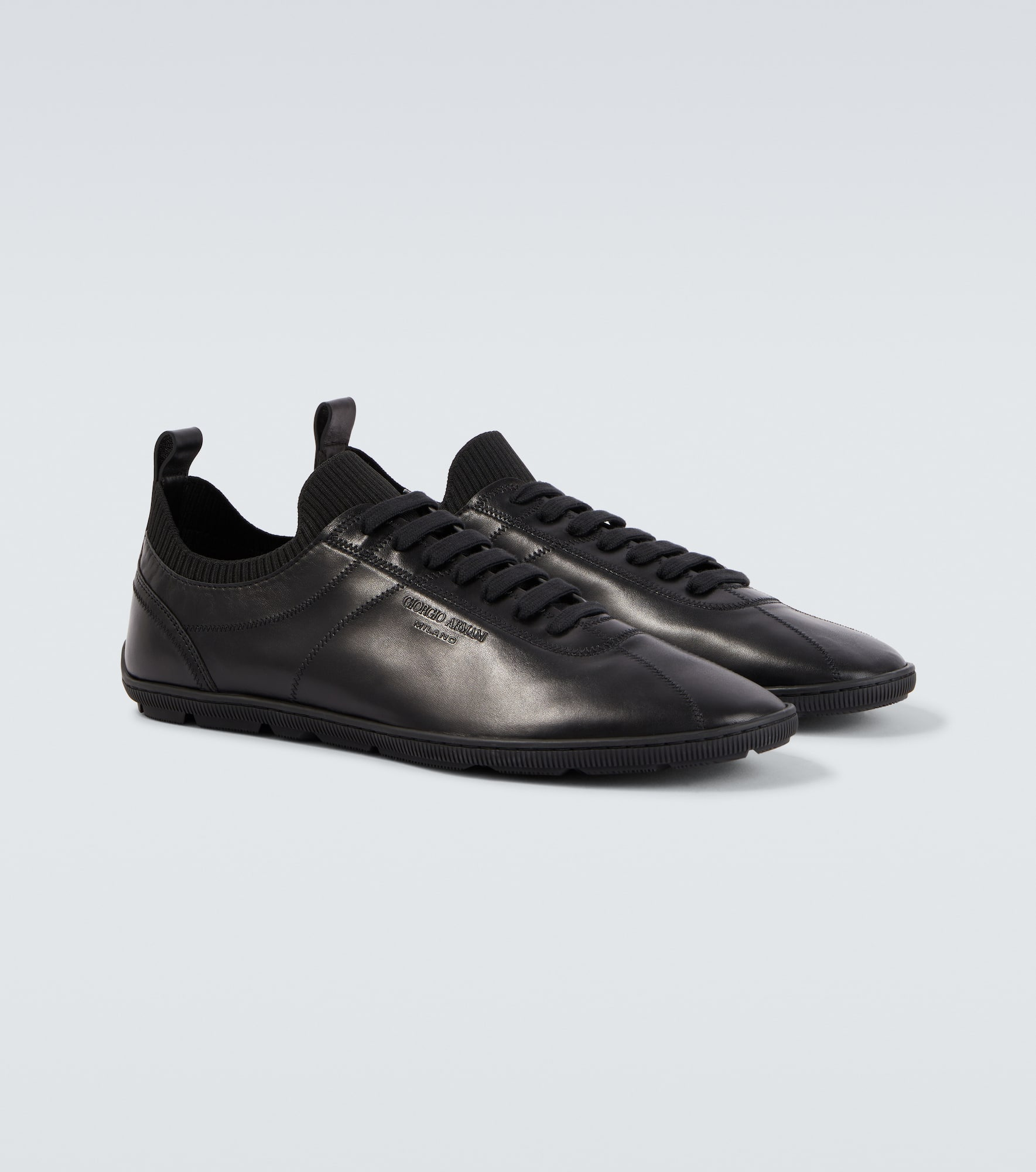 Leather sneakers - 5
