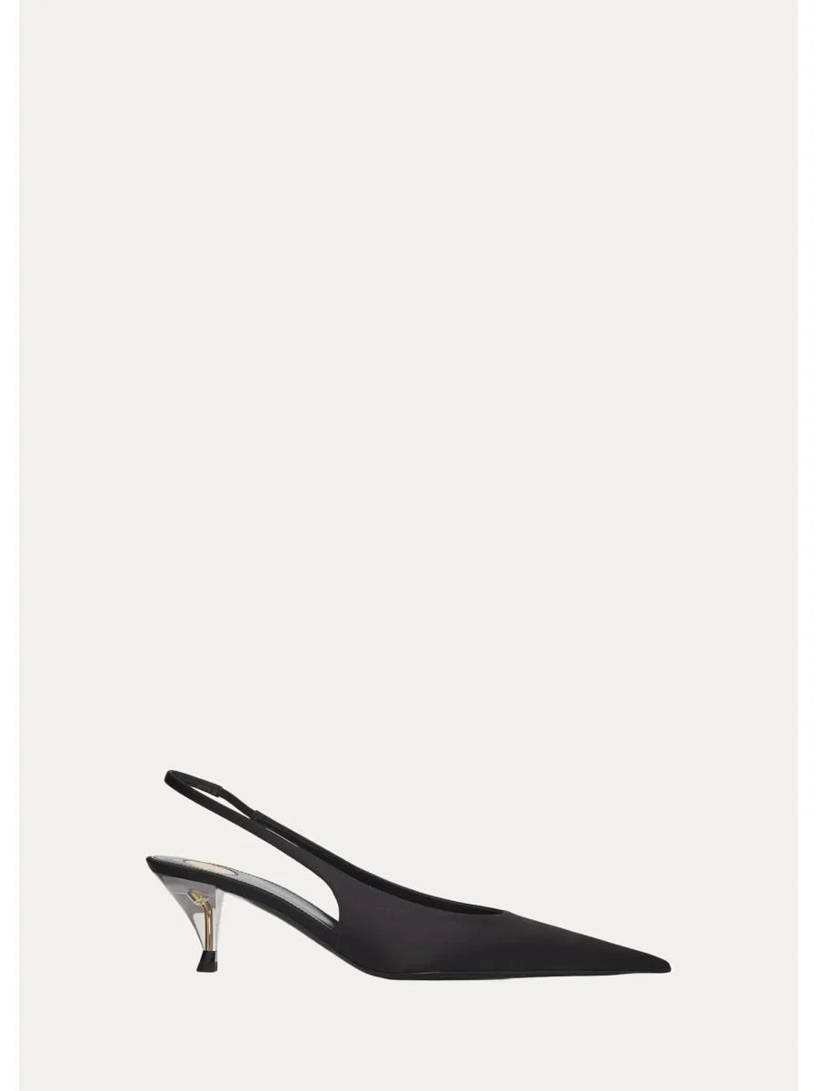 55mm Fanny Slingback Pumps - 1