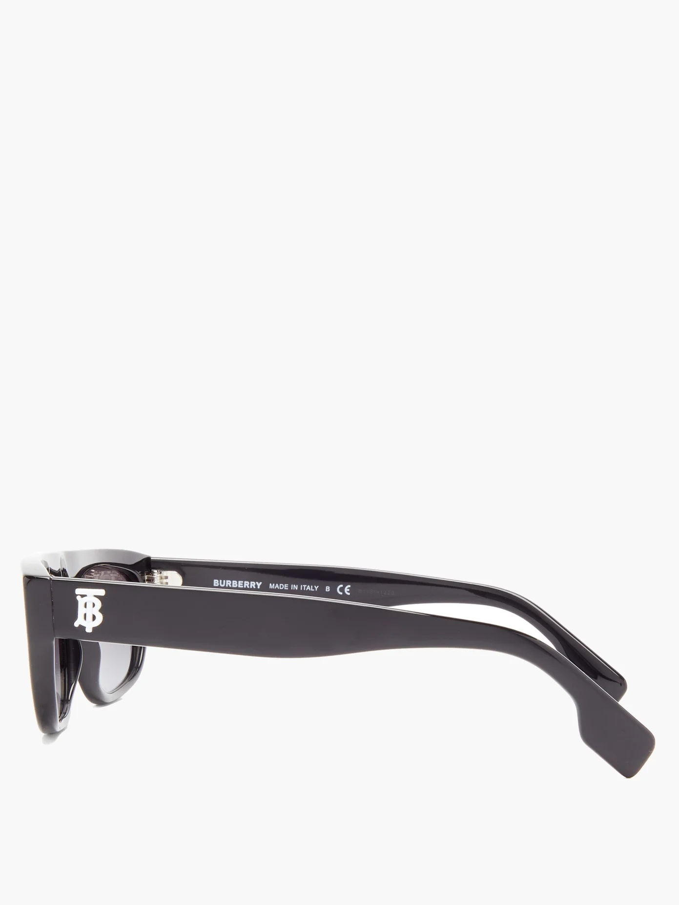 TB-logo slim D-frame acetate sunglasses - 4