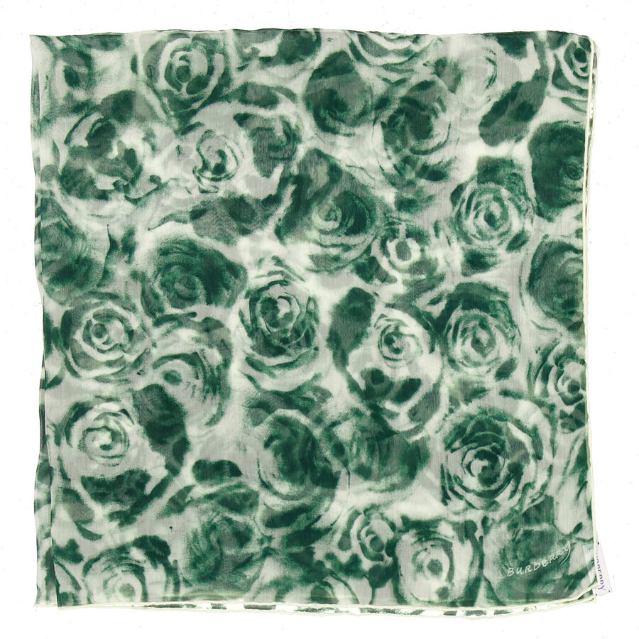 Burberry Water Rose Silk Square Scarf - 3