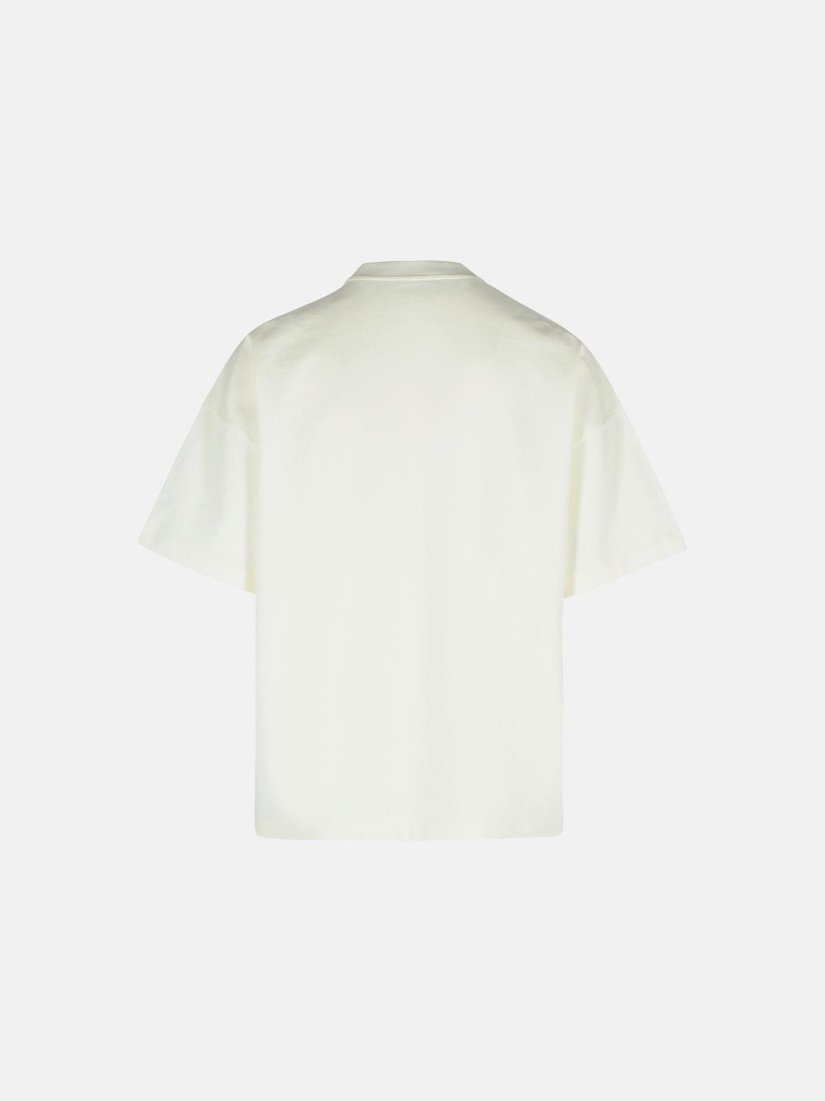 IVORY COTTON T-SHIRT - 3
