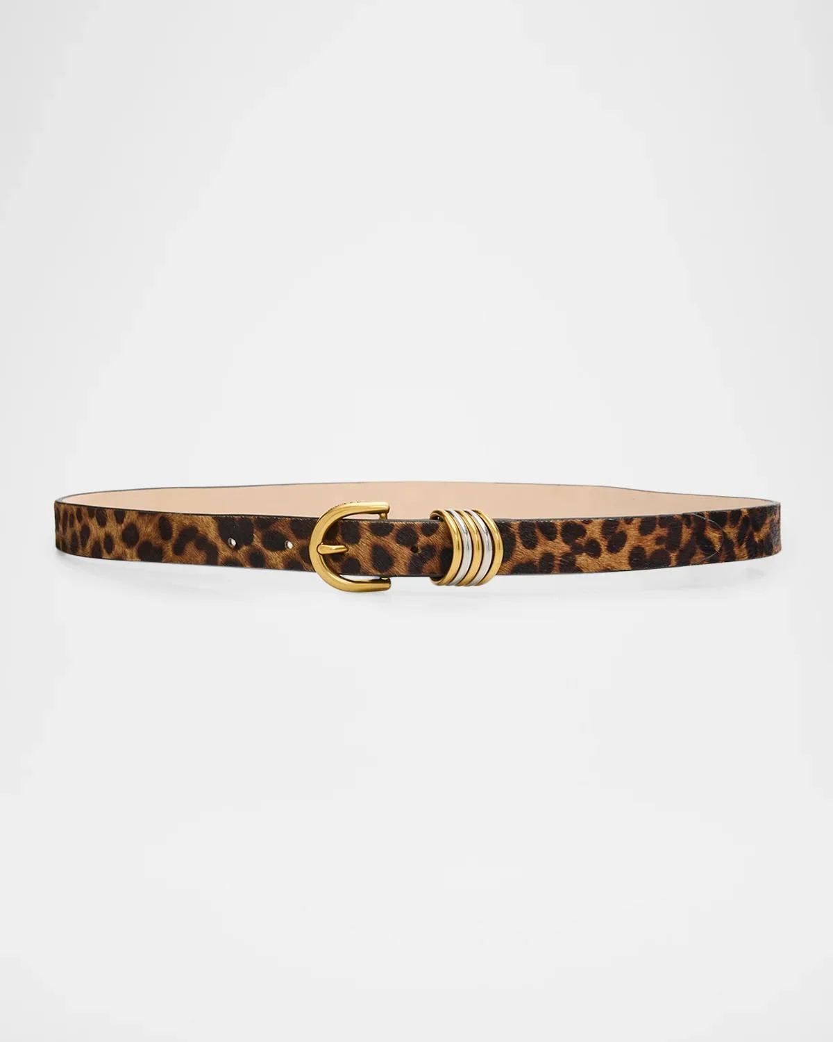 Sasha Leopard Calf Hair Belt - 1