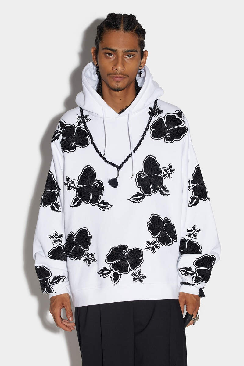 GOTH FLOWERS HERCA HOODIE 3