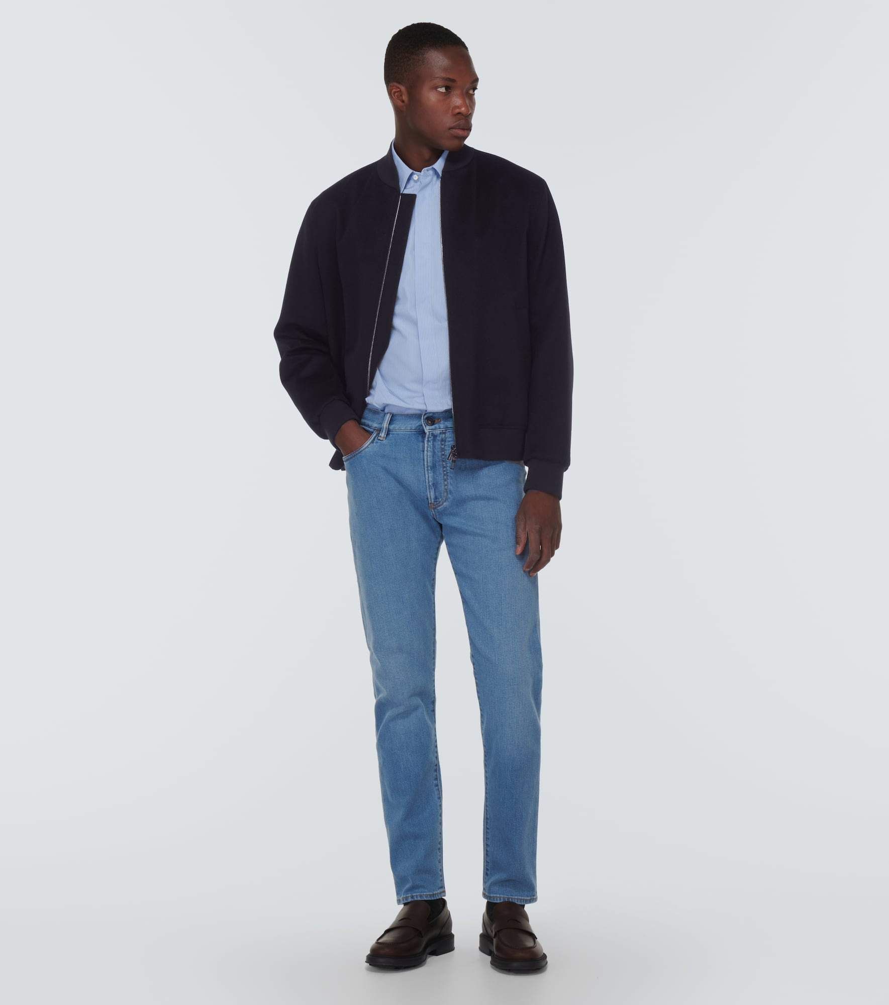 Ivy cashmere bomber jacket - 2