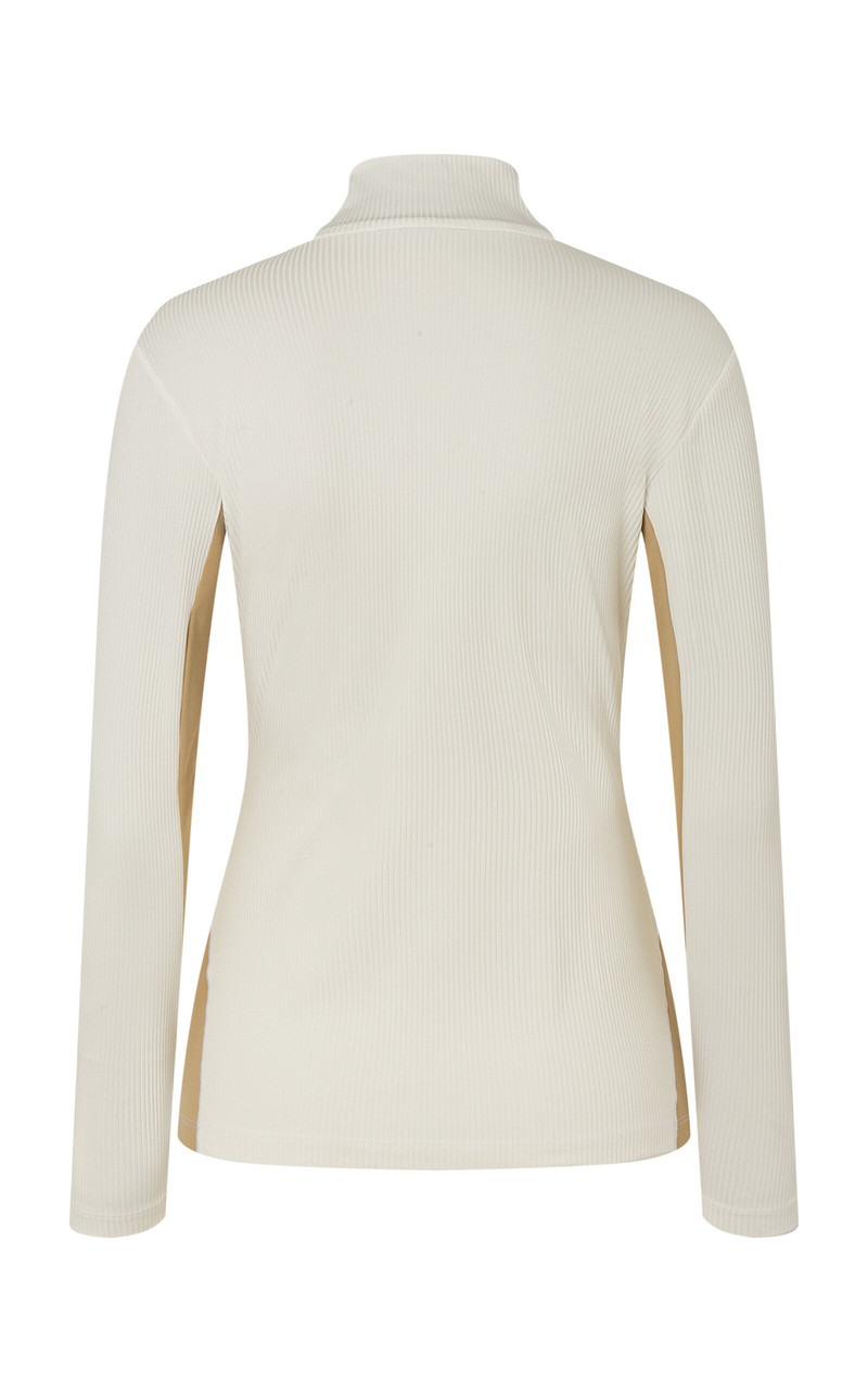 BOGNER Beja Tech Jersey Quarter-Zip Top ivory outlook