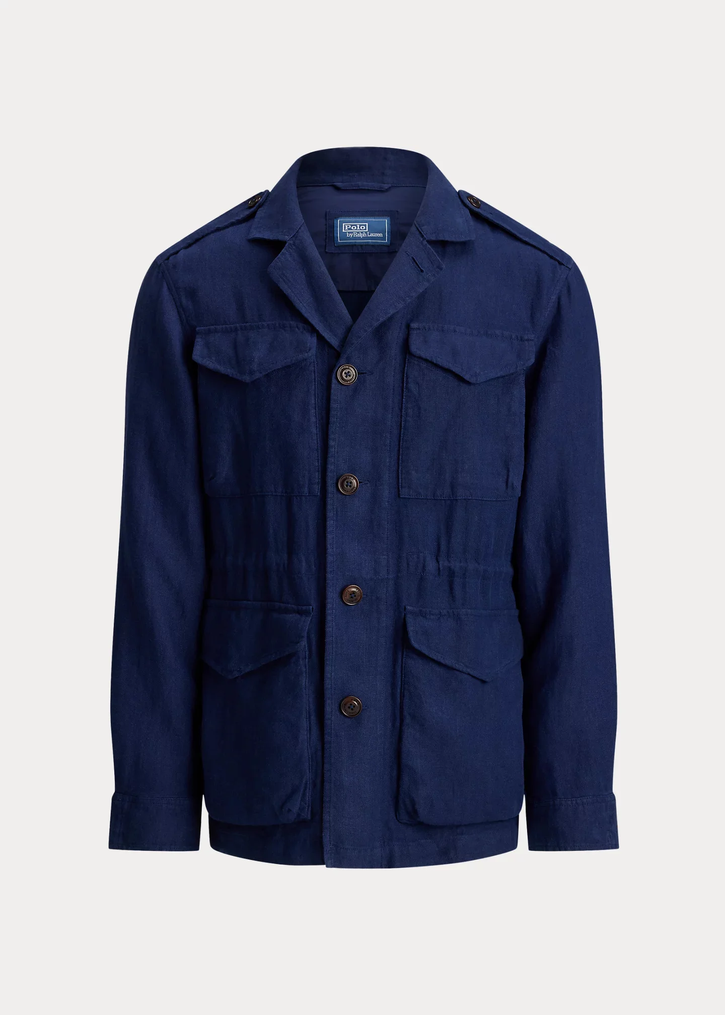 The Baystones Linen Field Jacket - 1
