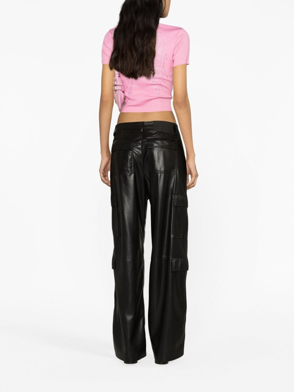 cruelty-free leather pants - 5