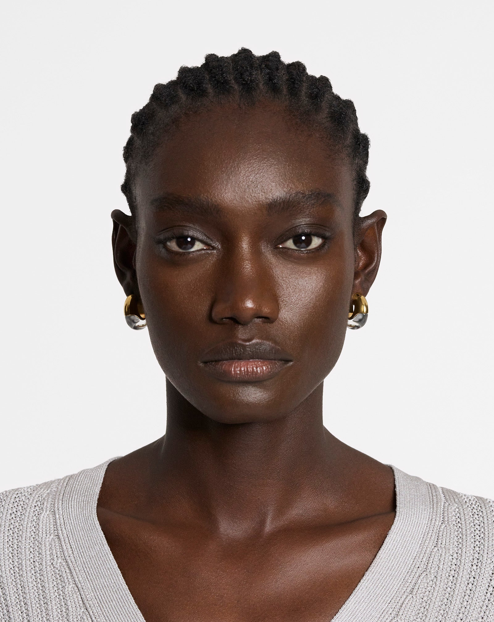 FARGO LARGE HOOP EARRINGS - 2