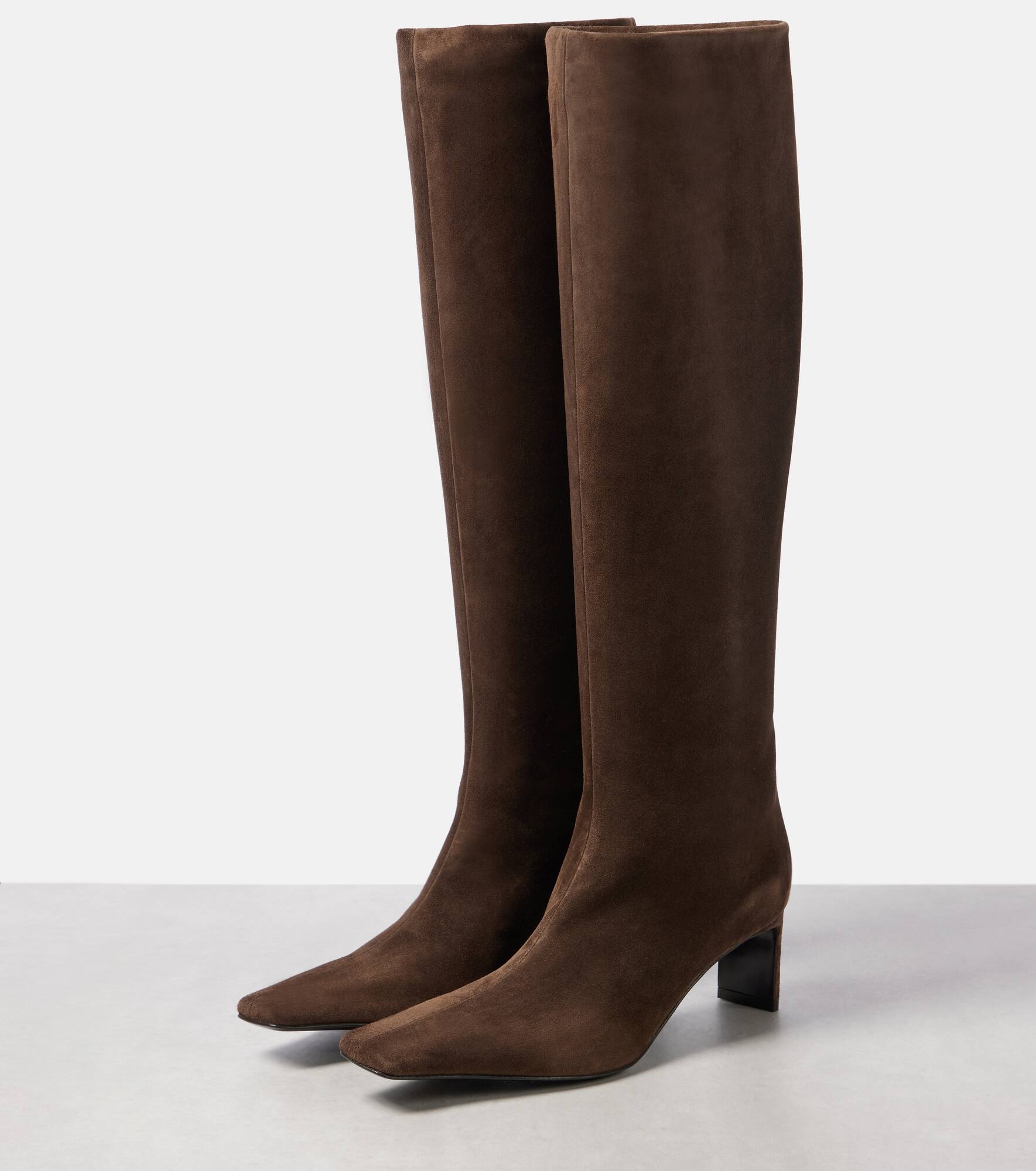 Ona 55 suede knee-high boots - 4