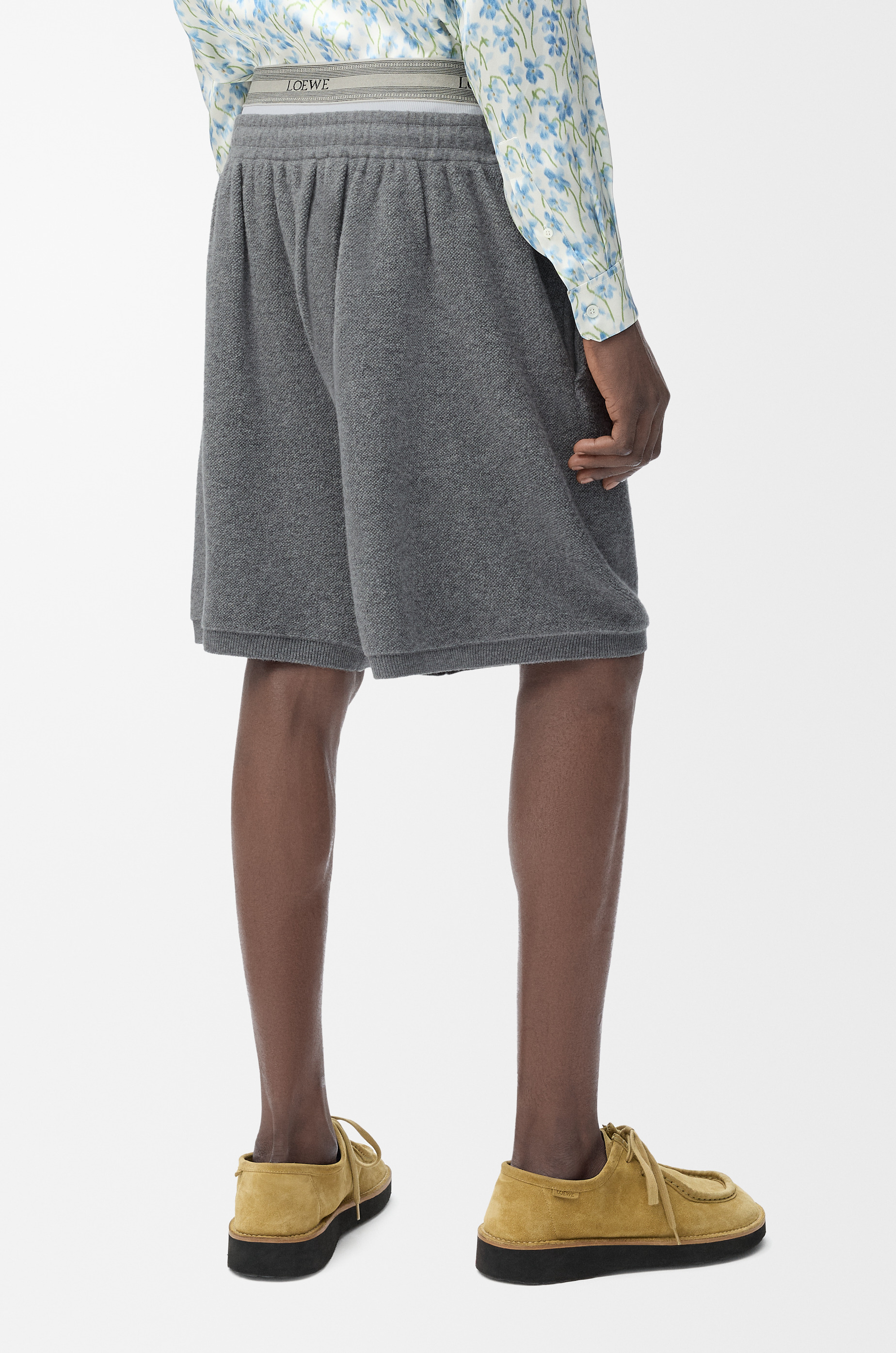 Shorts in wool blend - 4