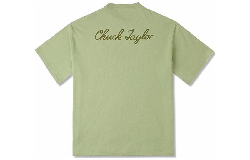 Converse Go-To Sneaker Patch Loose-Fit T-Shirt 'Vitality Green' 10025397-A11 - 2