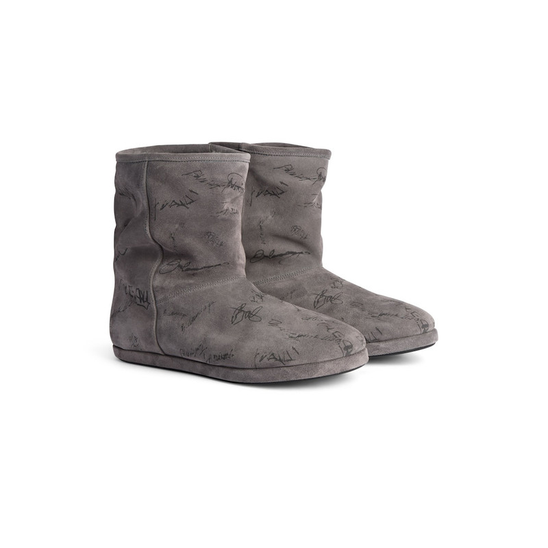 Men's Alaska Soft Bootie in Grey 2