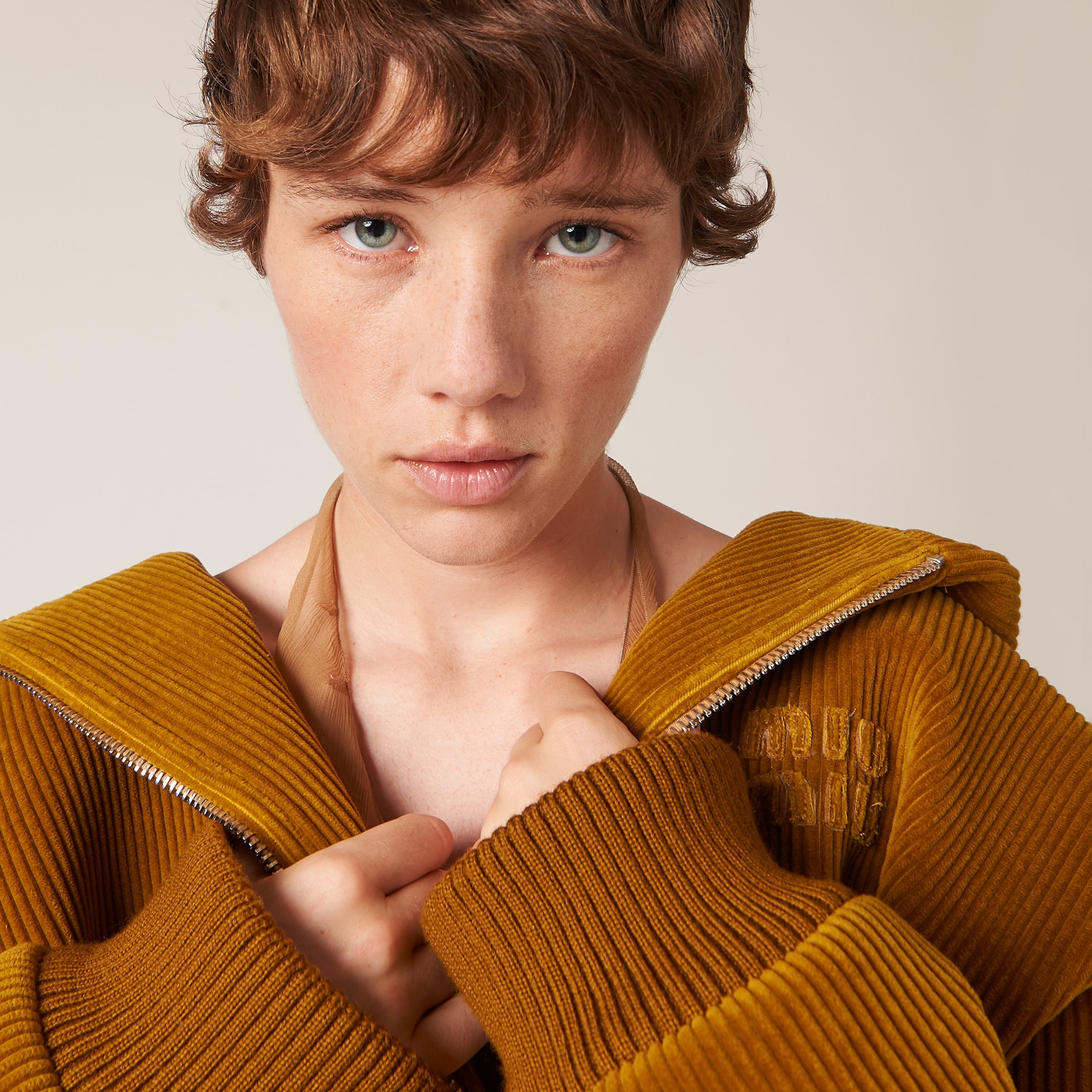 Corduroy hoodie jacket - 5