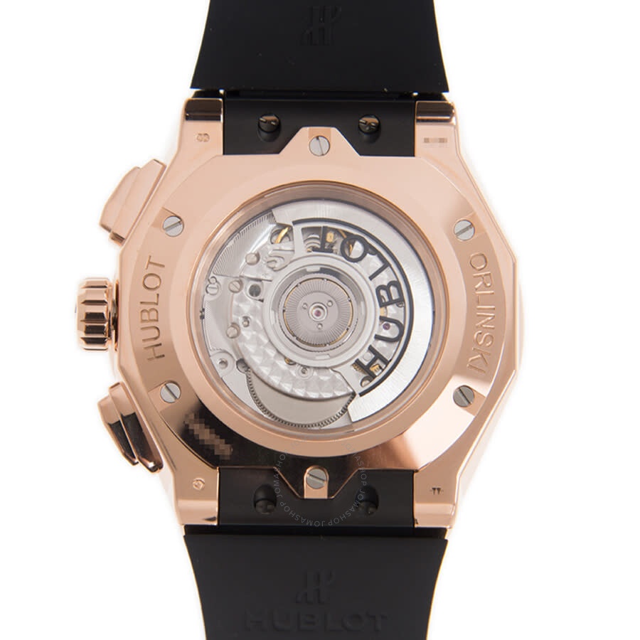 Hublot Classic Fusion Orlinksi Chronograph Automatic Diamond Black Dial Men's Watch 525.OX.0180.RX.1 - 4