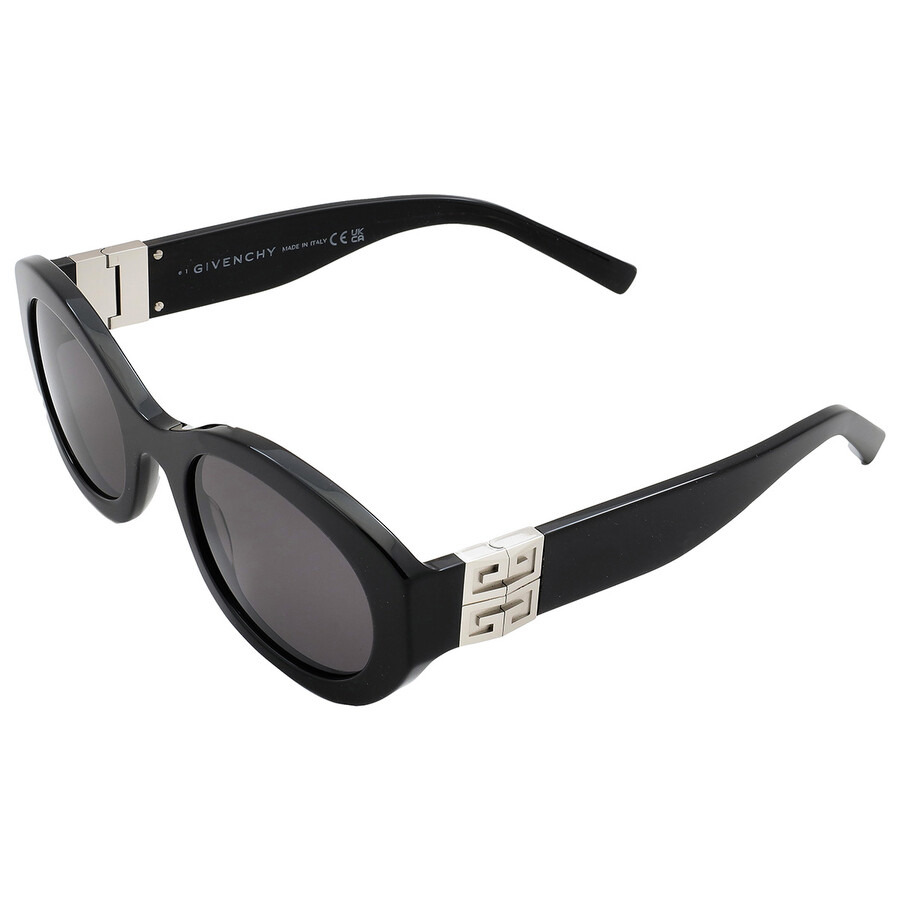 Givenchy Smoke Oval Ladies Sunglasses GV40091I 05A 52 - 5
